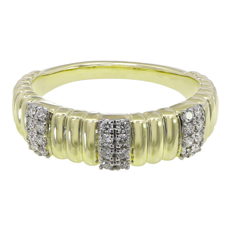 Diamond Fashion Ring in 10k Yellow Gold image number null